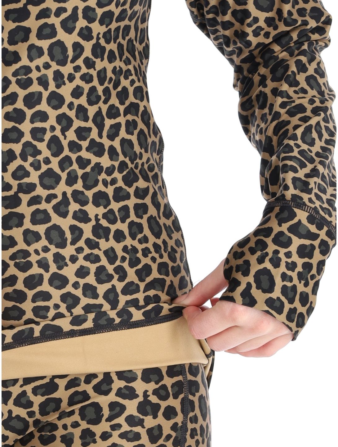 Eivy, Icecold camisa termoactiva mujeres Leopard marrón 