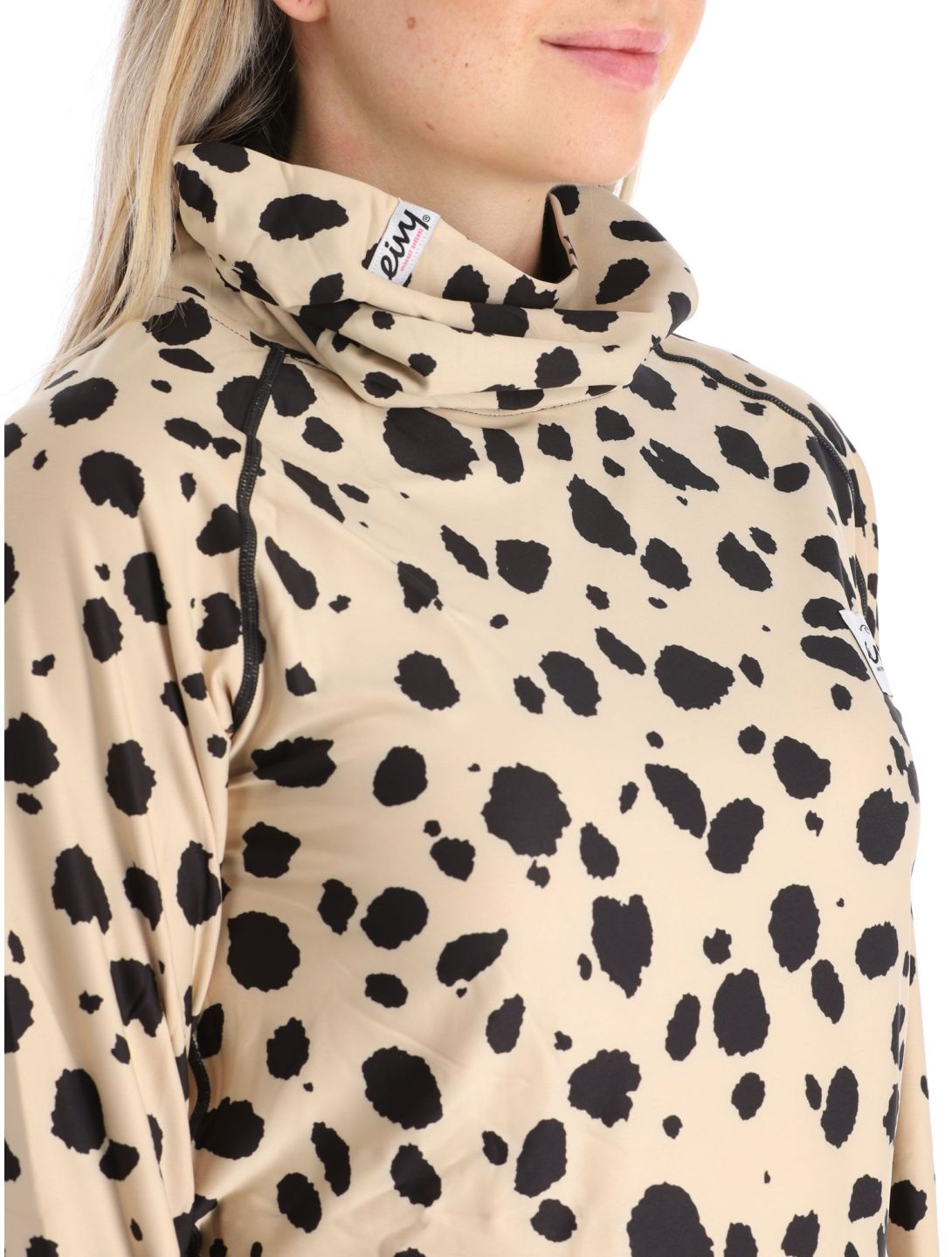 Eivy, Icecold Gaiter camisa termoactiva mujeres Cheetah beige 