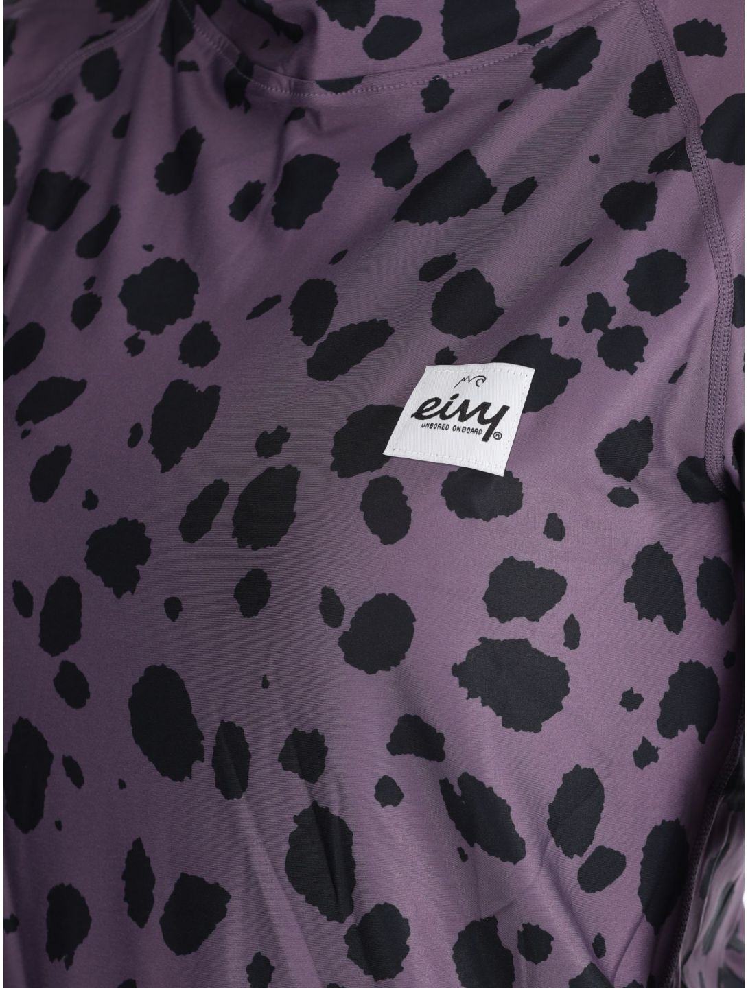 Eivy, Icecold Hood camisa termoactiva mujeres Purple Cheetah negro, púrpura 