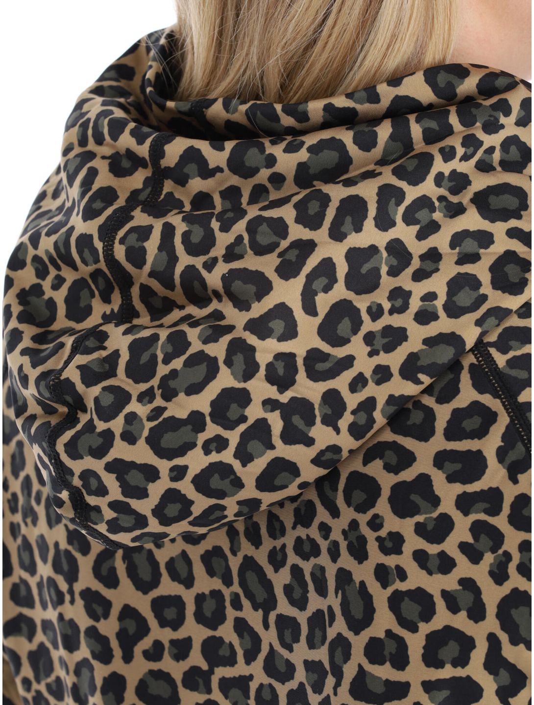 Eivy, Icecold Hood camisa termoactiva mujeres Leopard marrón 