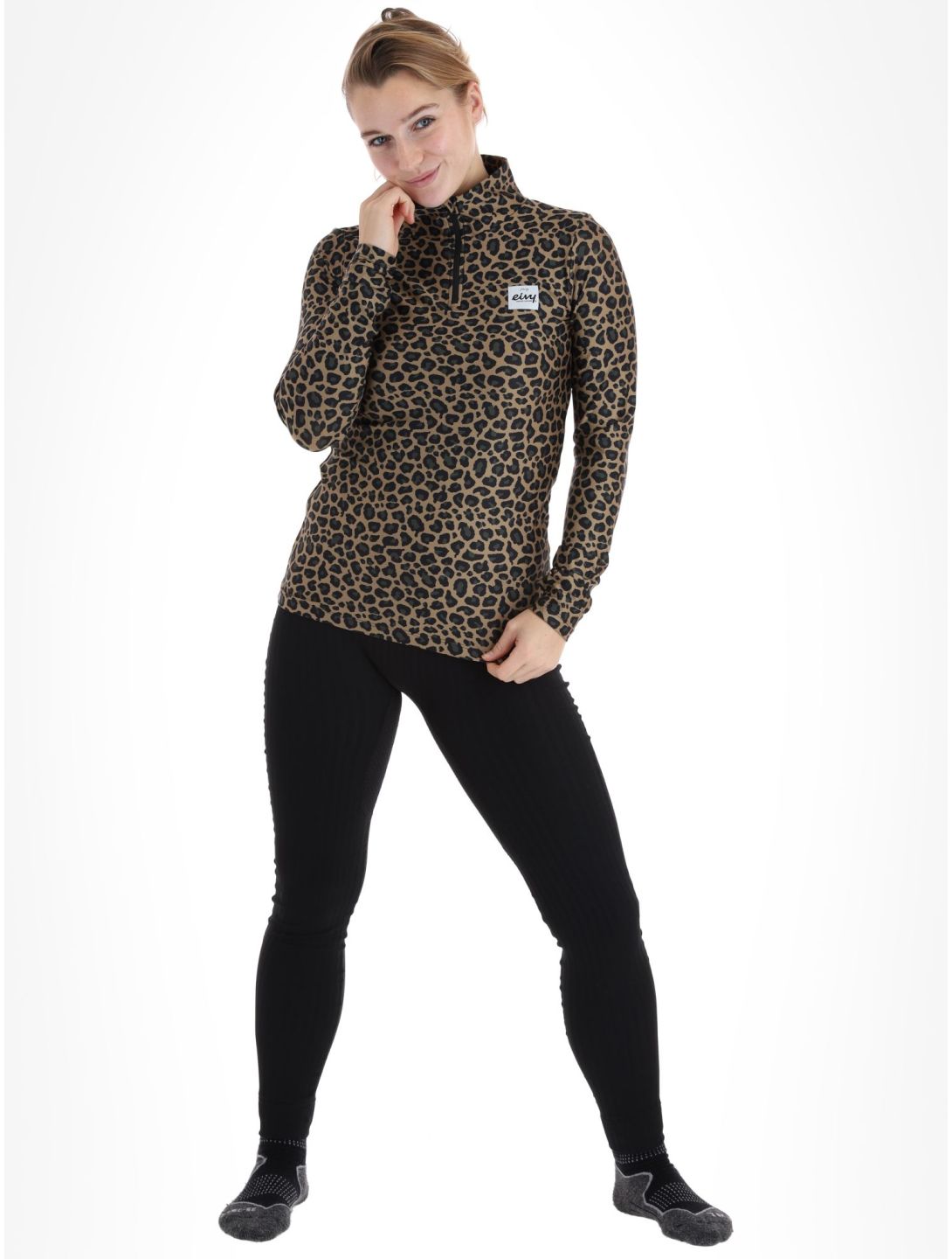 Eivy, Journey jersey mujeres Leopard marrón 