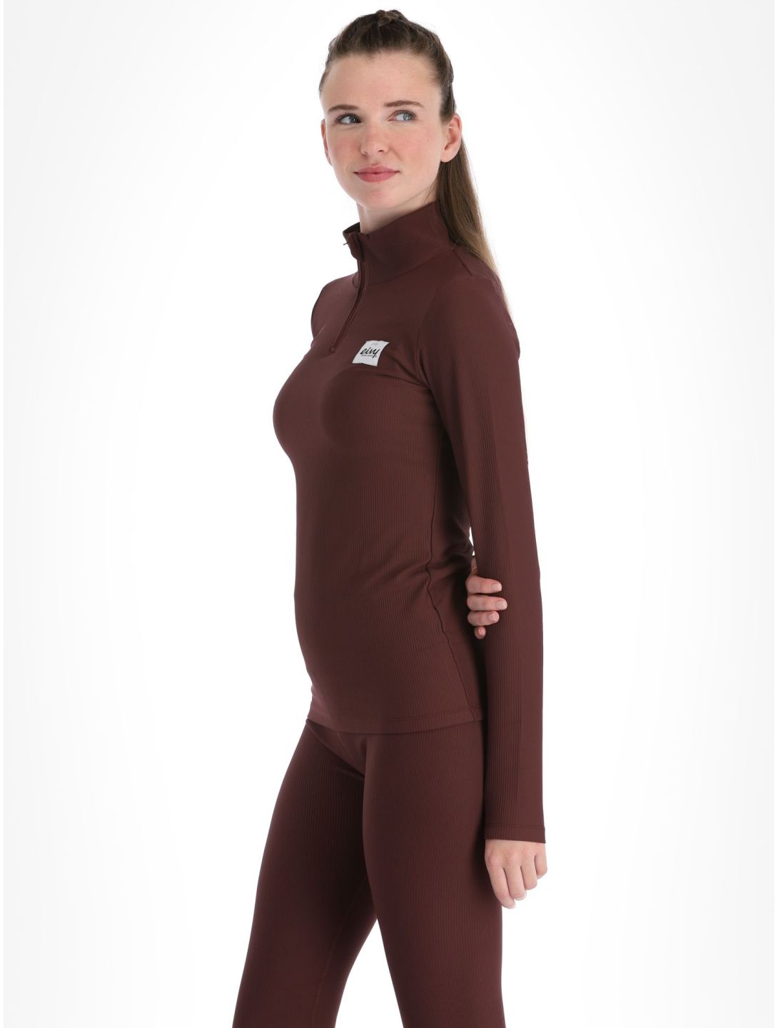 Eivy, Journey Rib jersey mujeres Wine borgoña 