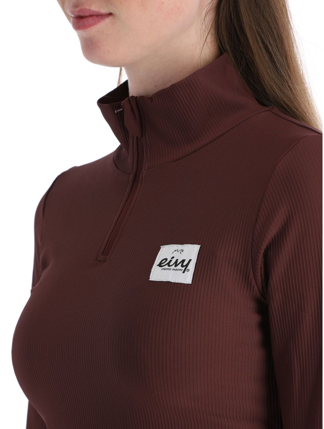 Eivy, Journey Rib jersey mujeres Wine borgoña 