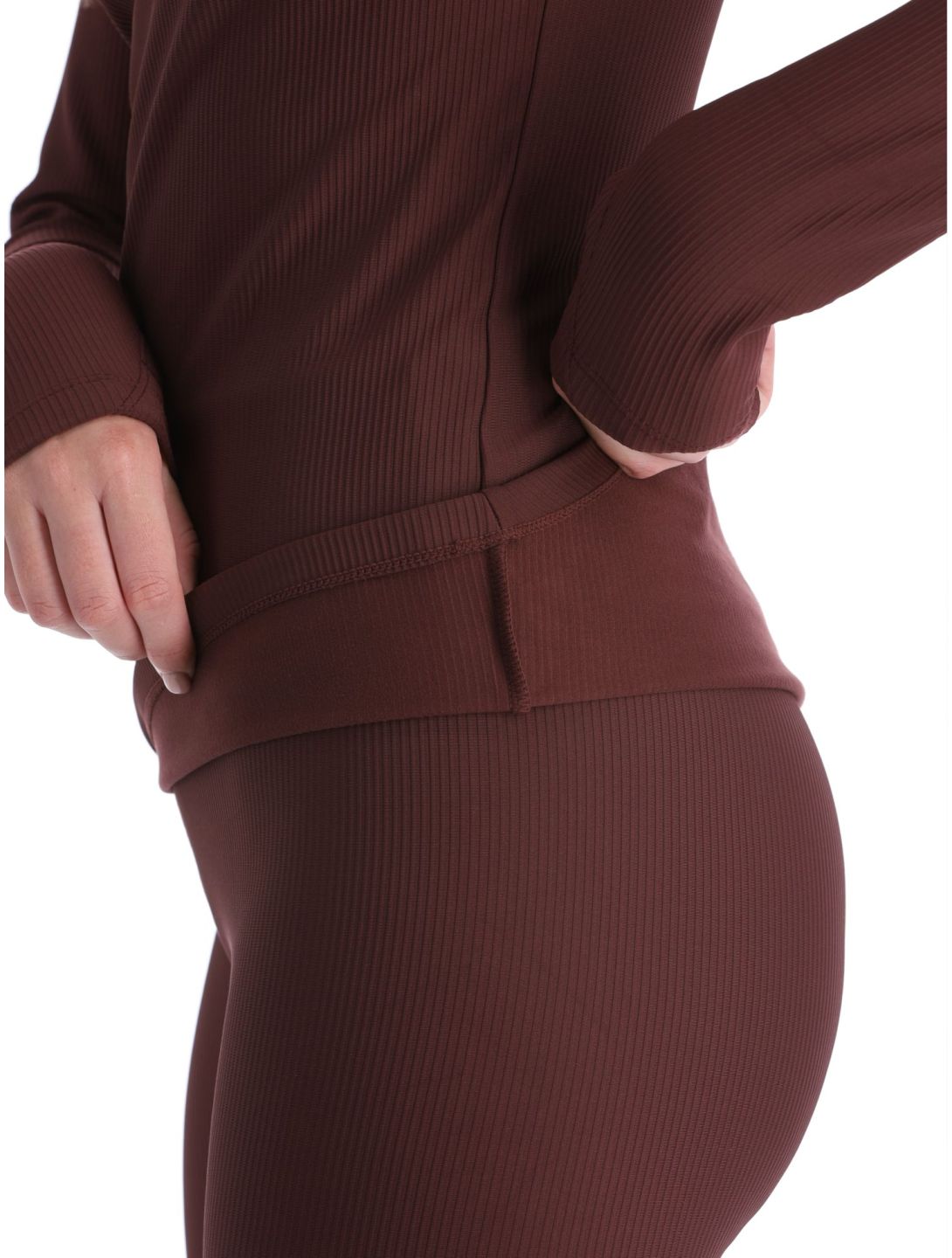 Eivy, Journey Rib jersey mujeres Wine borgoña 