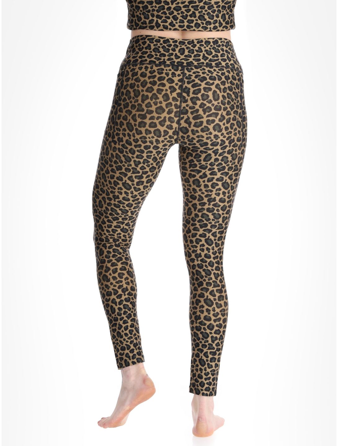 Eivy, Pocket pantalón termoactivo mujeres Leopard marrón 