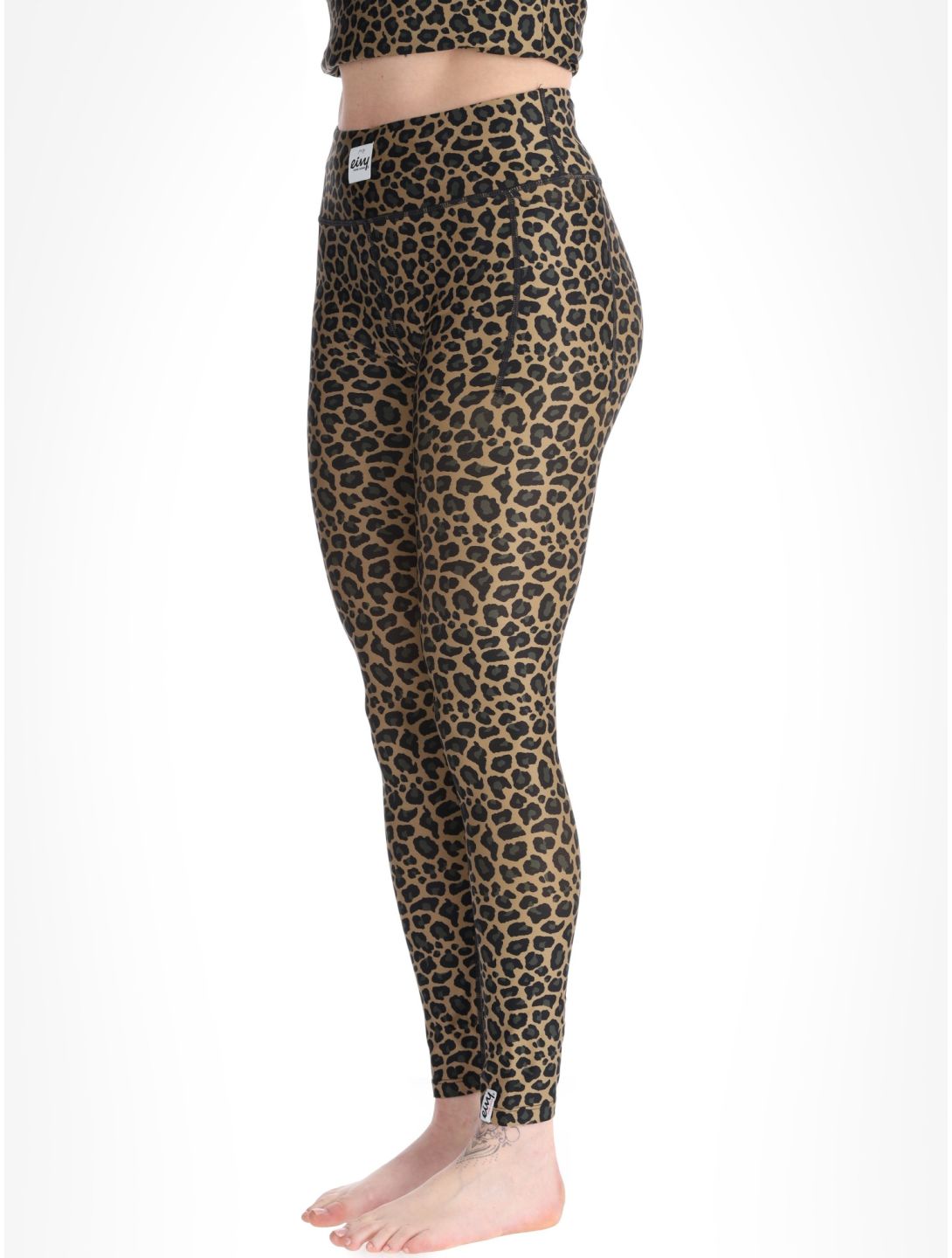 Eivy, Pocket pantalón termoactivo mujeres Leopard marrón 