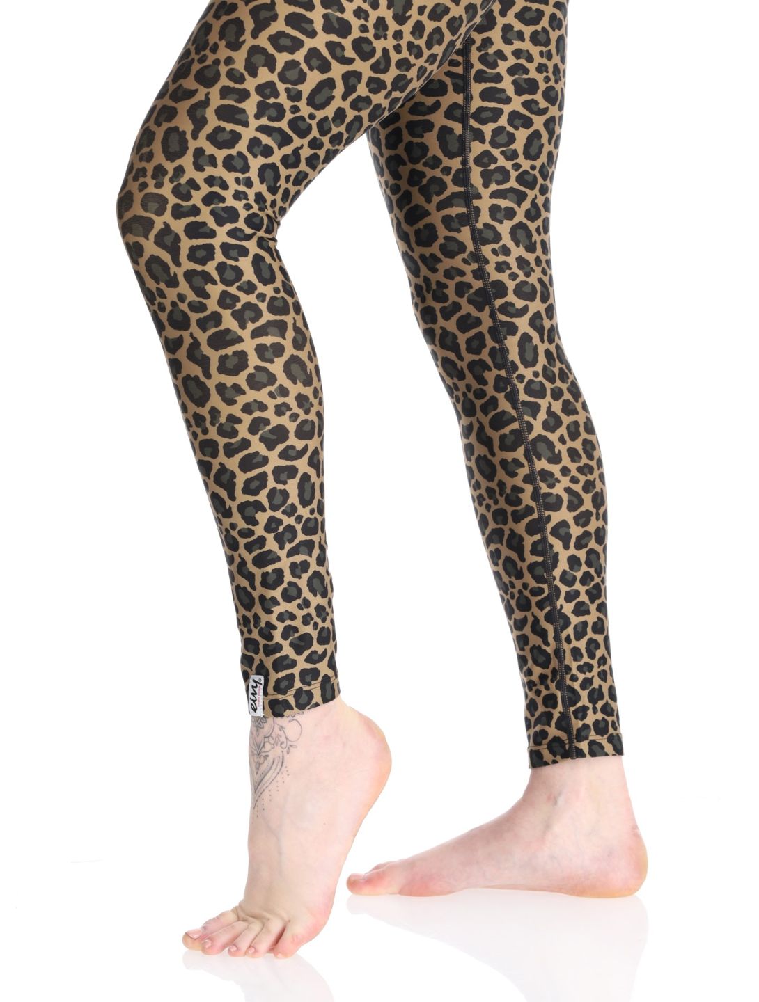 Eivy, Pocket pantalón termoactivo mujeres Leopard marrón 