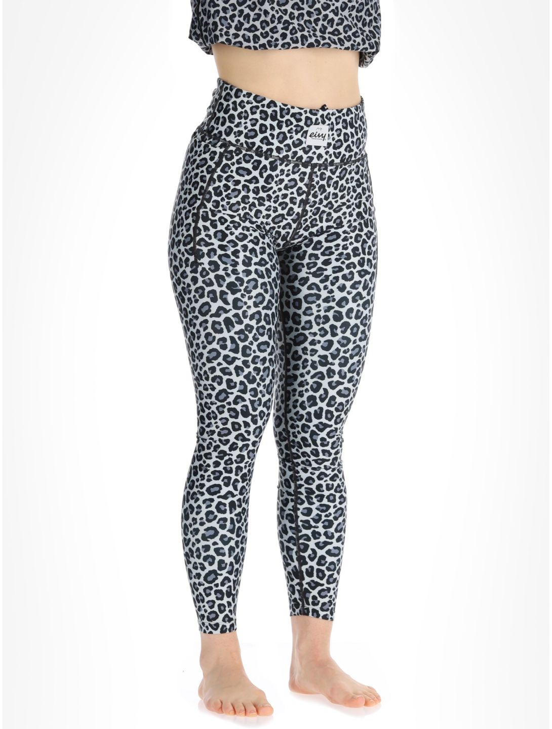 Eivy, Pocket pantalón termoactivo mujeres Snow Leopard blanco 