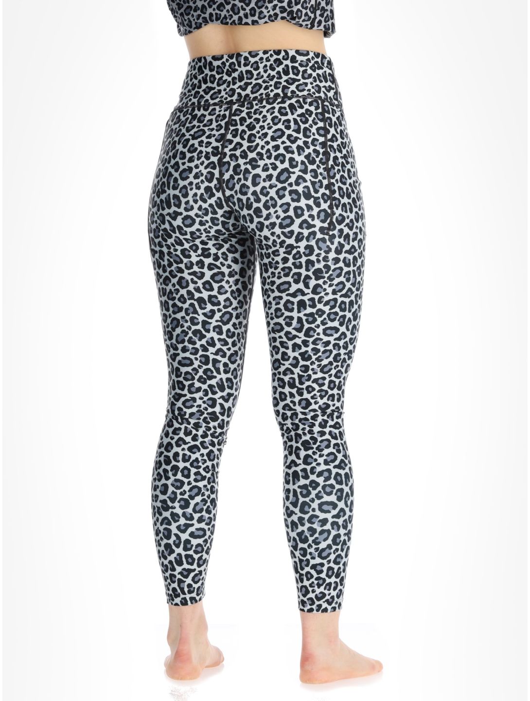 Eivy, Pocket pantalón termoactivo mujeres Snow Leopard blanco 