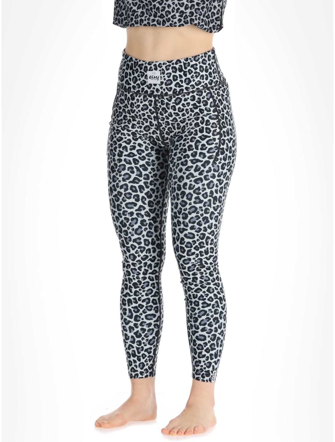 Eivy, Pocket pantalón termoactivo mujeres Snow Leopard blanco 