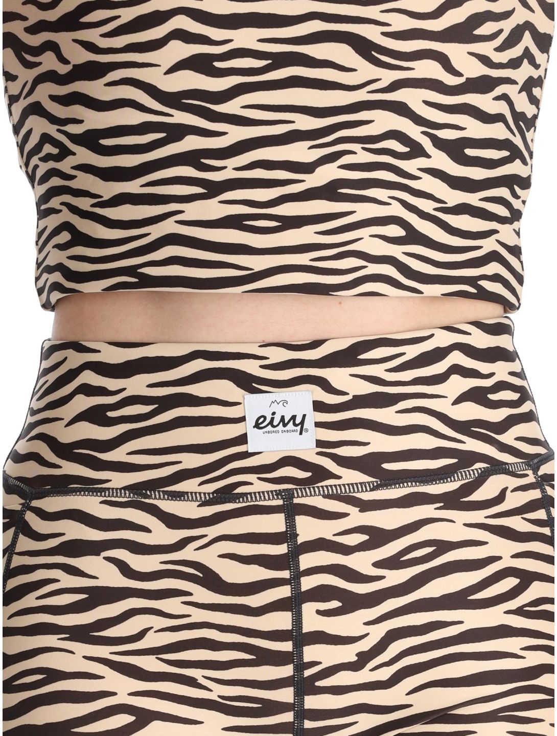 Eivy, Pocket pantalón termoactivo mujeres Zebra marrón 