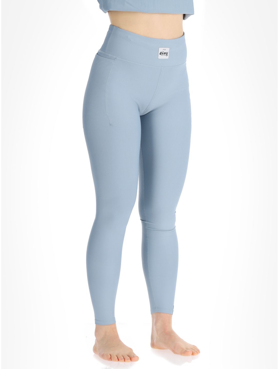 Eivy, Pocket Rib pantalón termoactivo mujeres Faded Fog azul 