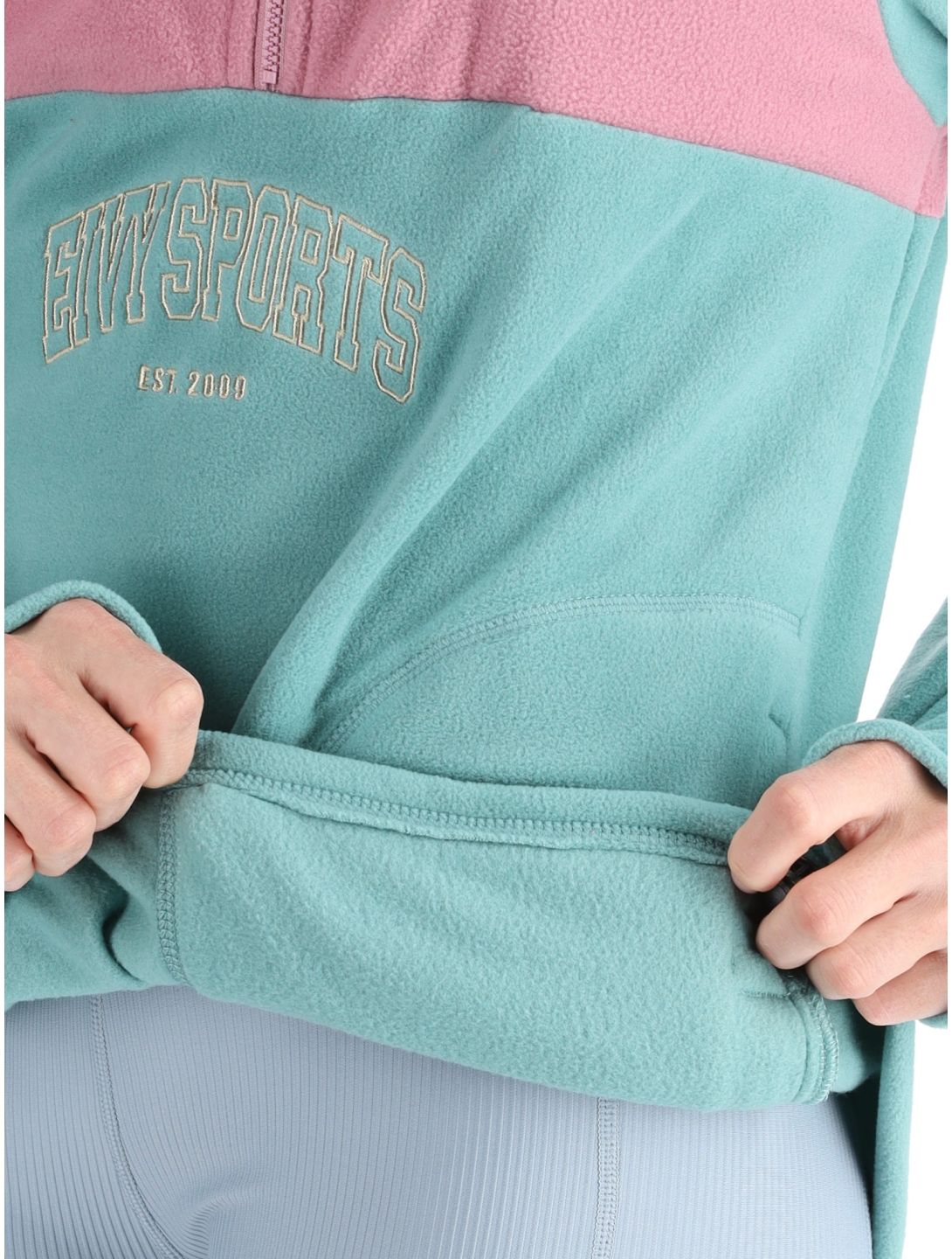 Eivy, Techlight Halfzip Fleece sudadera mujeres Miami Turquoise verde 