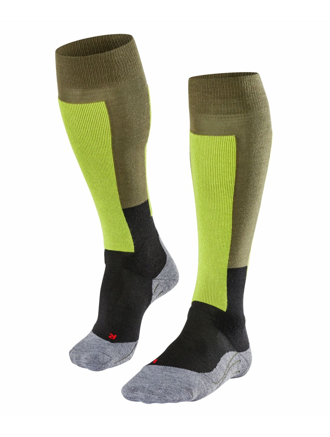 Falke, Falke Sk2 Retro calcetines de esquí hombres thyme verde