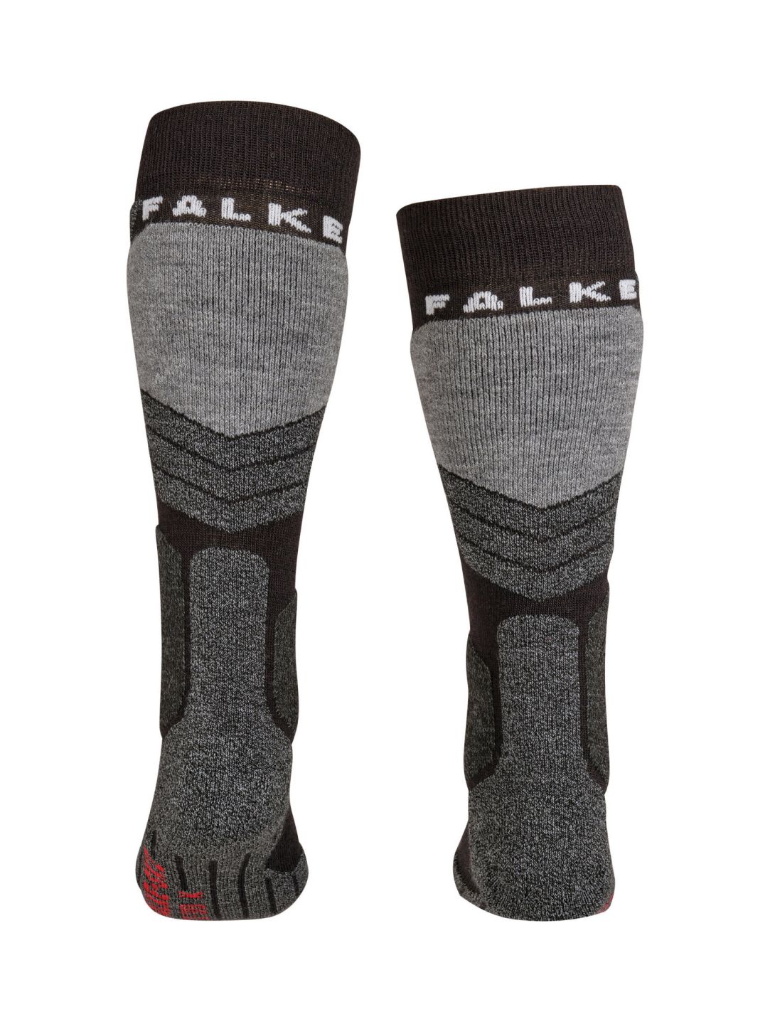 Falke, SK2 Intermediate calcetines de esquí niños Black Mix gris, negro 