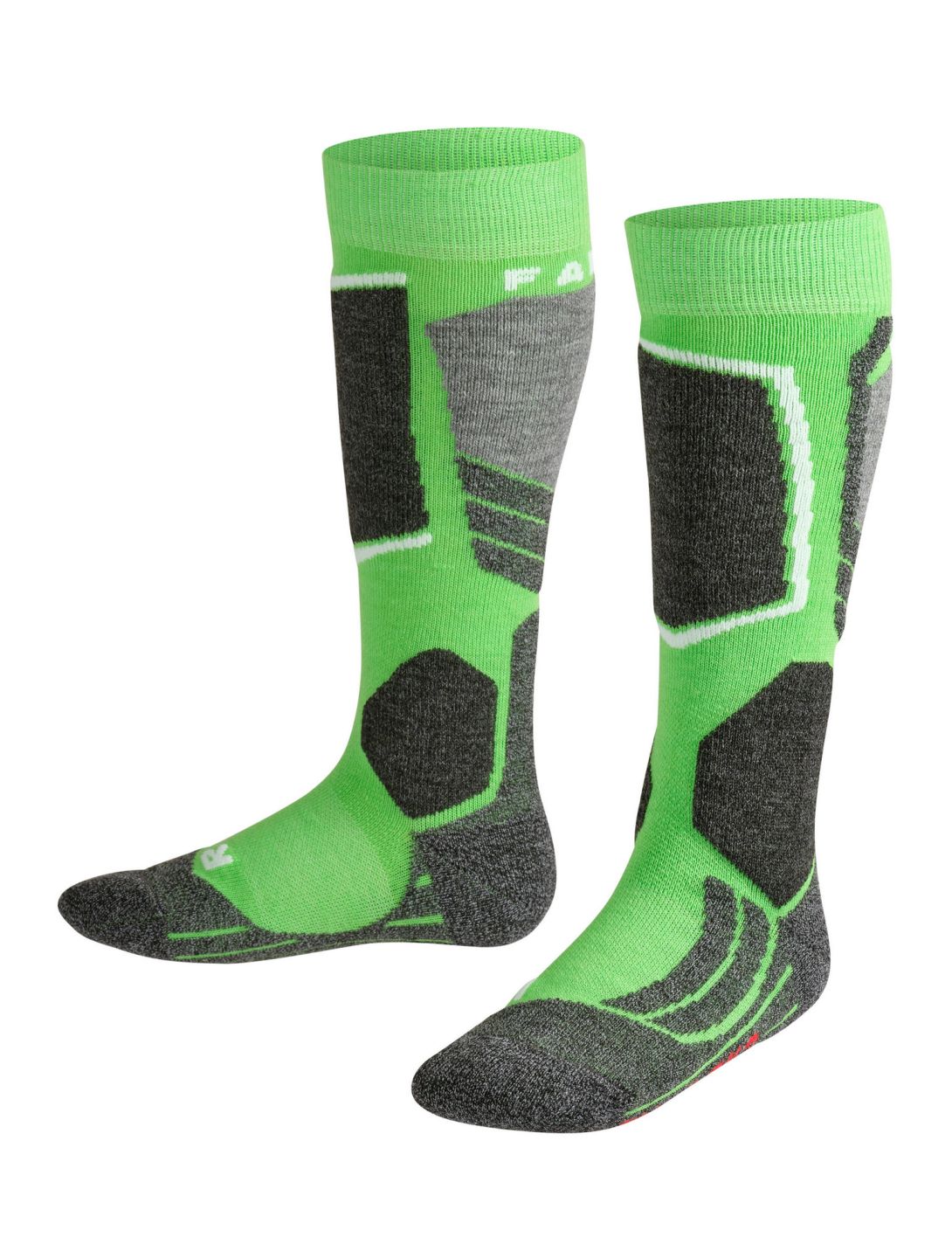 Falke, SK2 Intermediate calcetines de esquí niños Vivid Green verde 