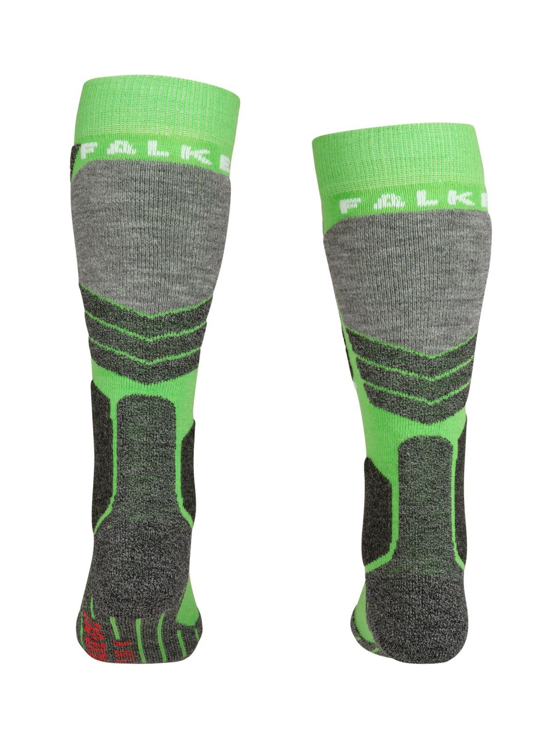 Falke, SK2 Intermediate calcetines de esquí niños Vivid Green verde 