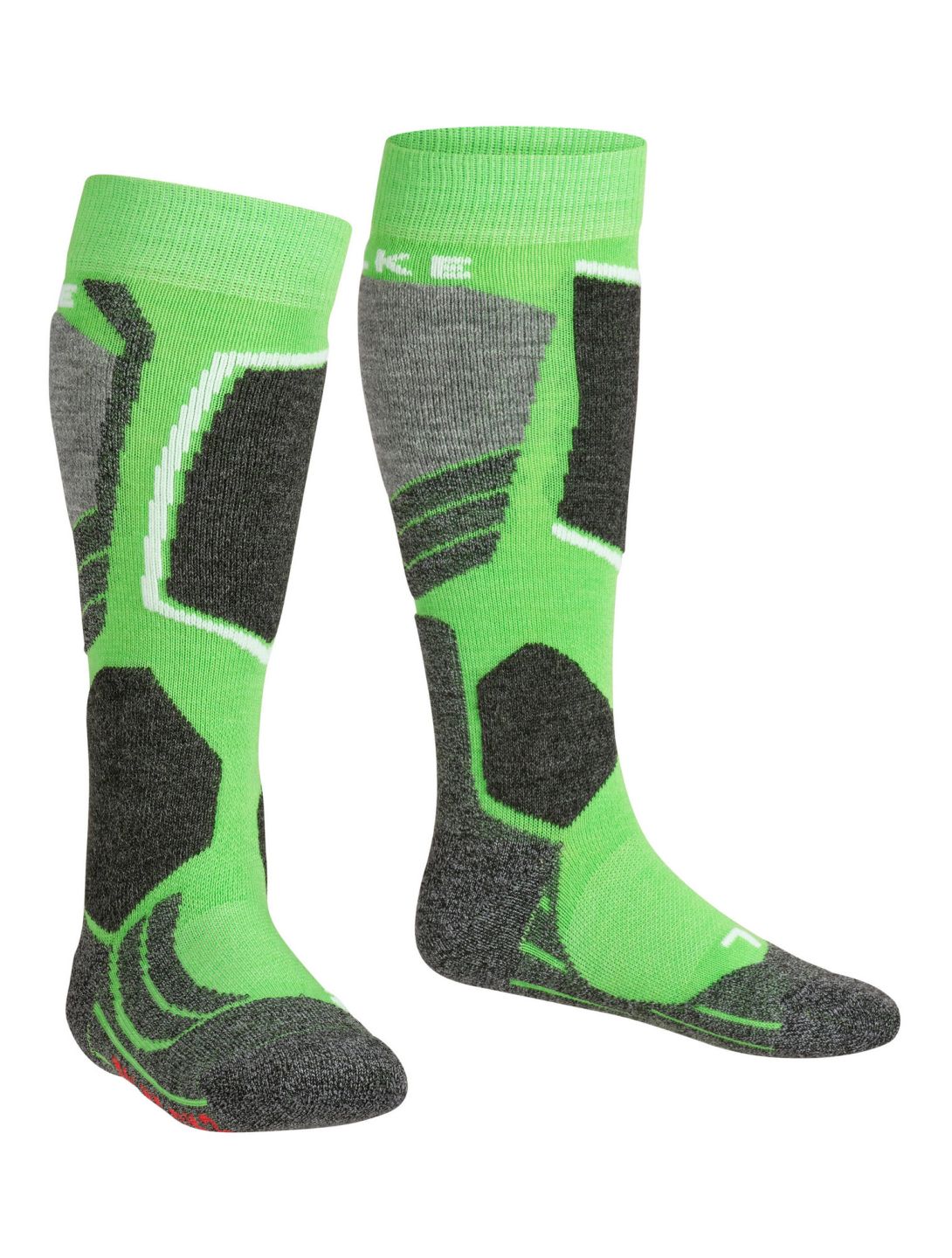 Falke, SK2 Intermediate calcetines de esquí niños Vivid Green verde 