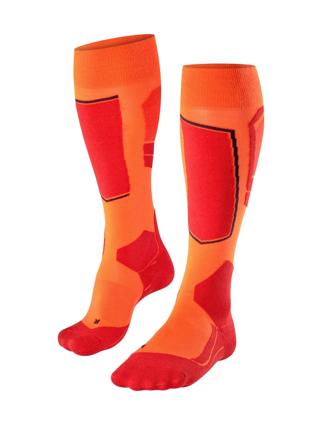 Falke, SK4 Advanced calcetines de esquí hombres Flash Orange naranja 