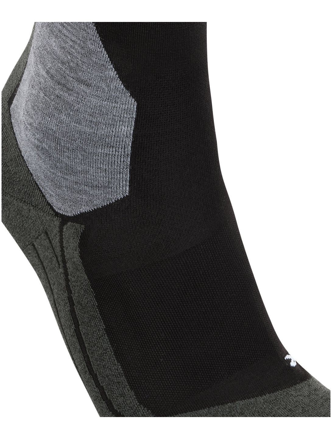 Falke, SK6 Pro calcetines de esquí hombres Black Mix gris, negro 