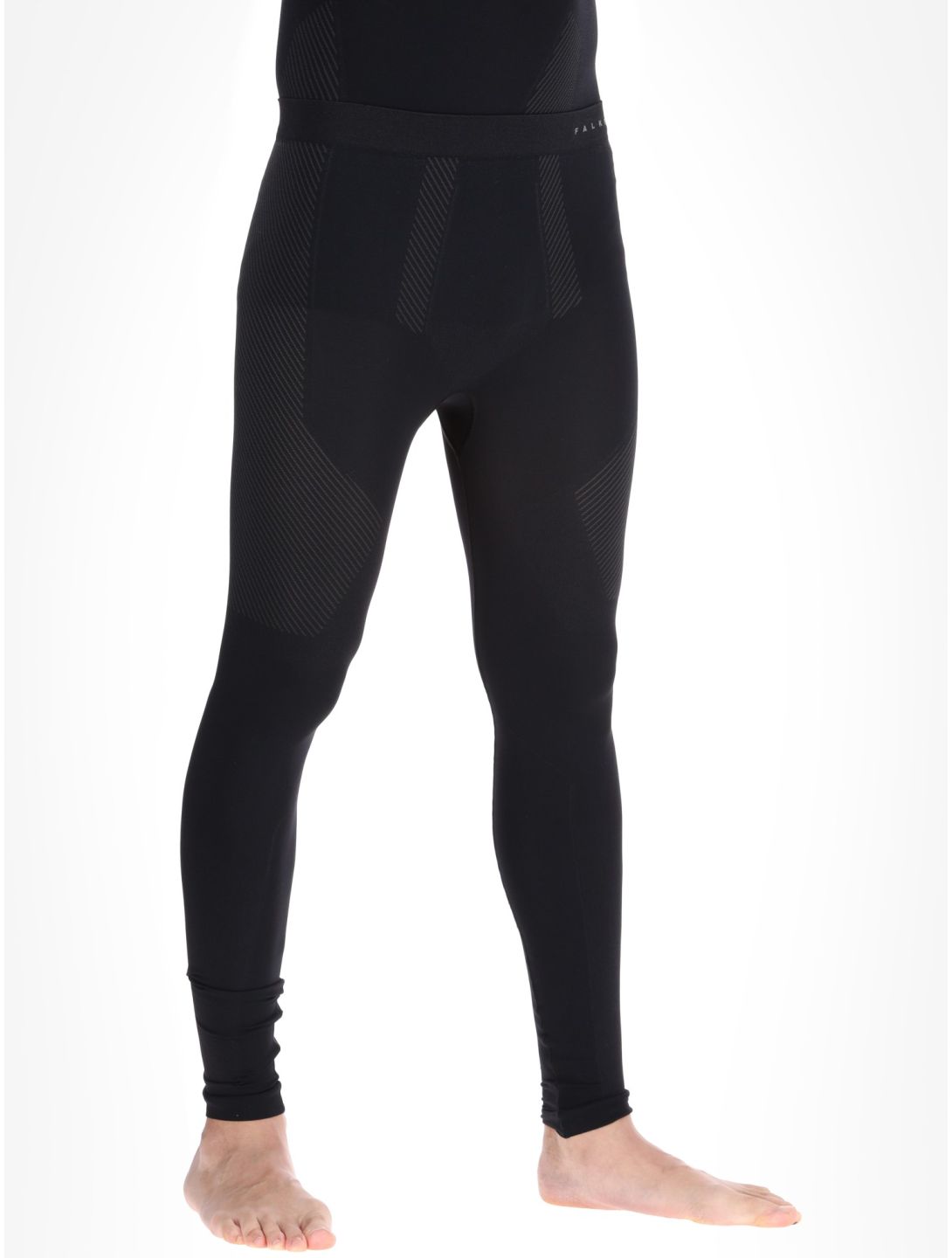 Falke, Long Tights pantalón termoactivo hombres Black negro 