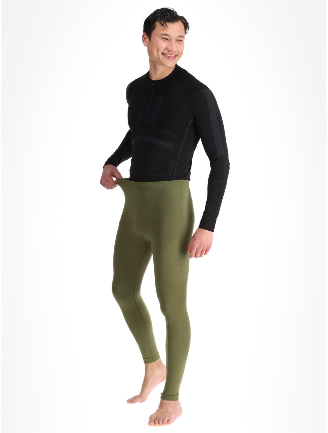 Falke, Long Tights pantalón termoactivo hombres Herb verde 