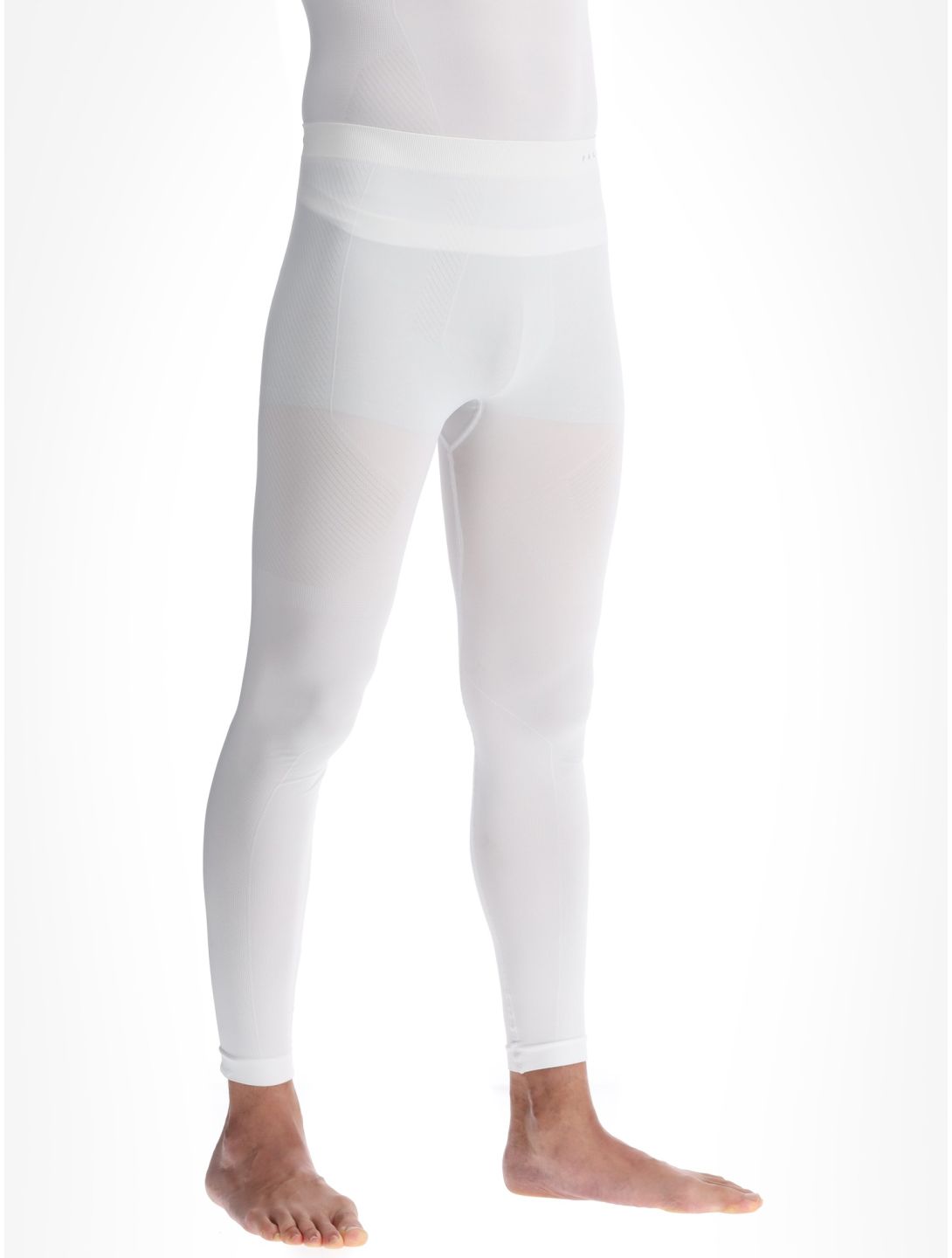 Falke, Long Tights pantalón termoactivo hombres White blanco 