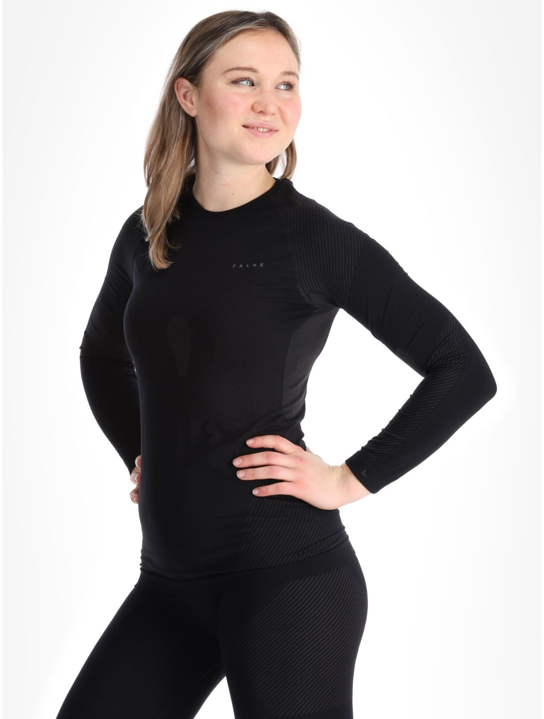 Falke, Longsleeved Shirt camisa termoactiva mujeres Black negro 