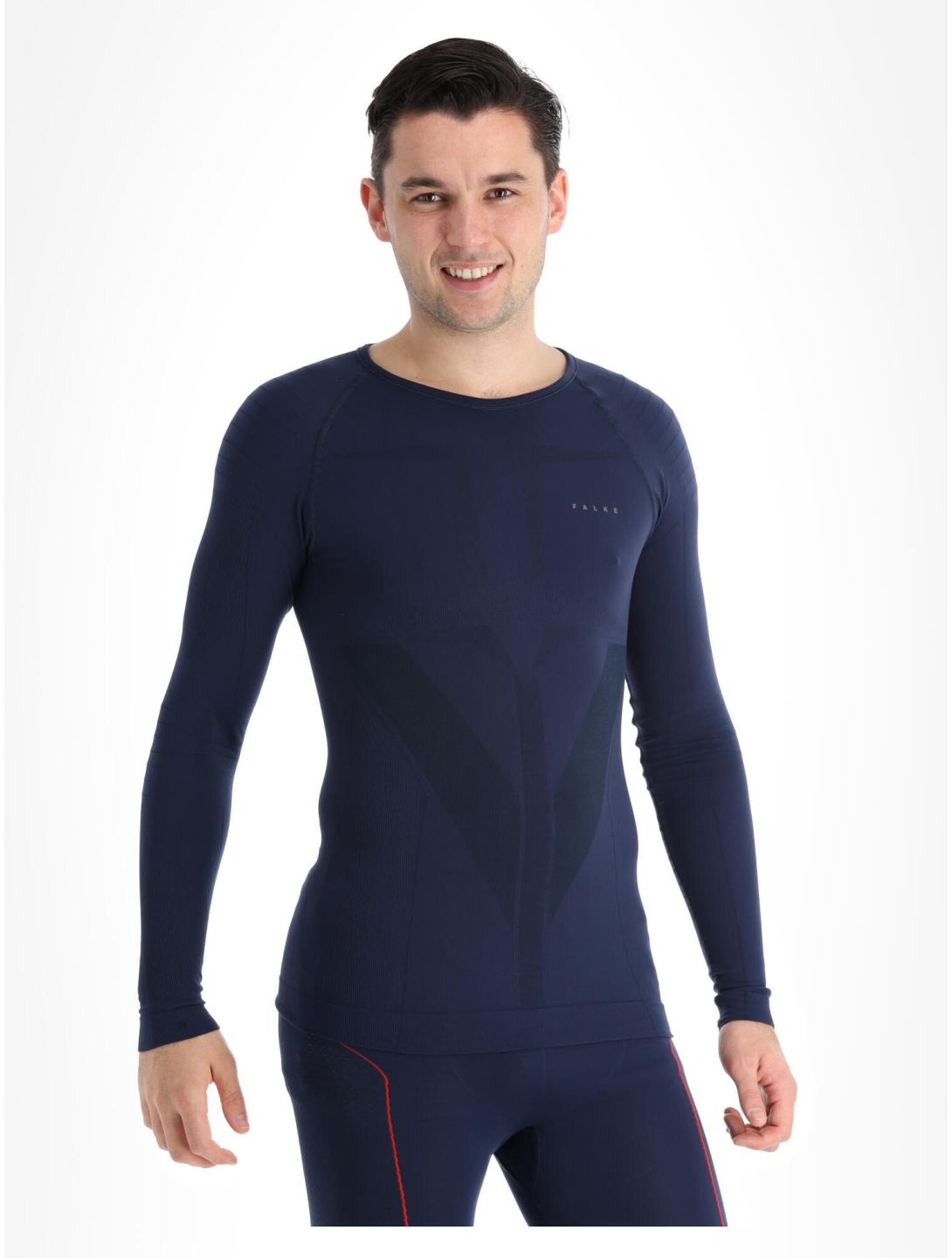 Falke, Longsleeved Shirt Tight camisa termoactiva hombres Space Blue azul 