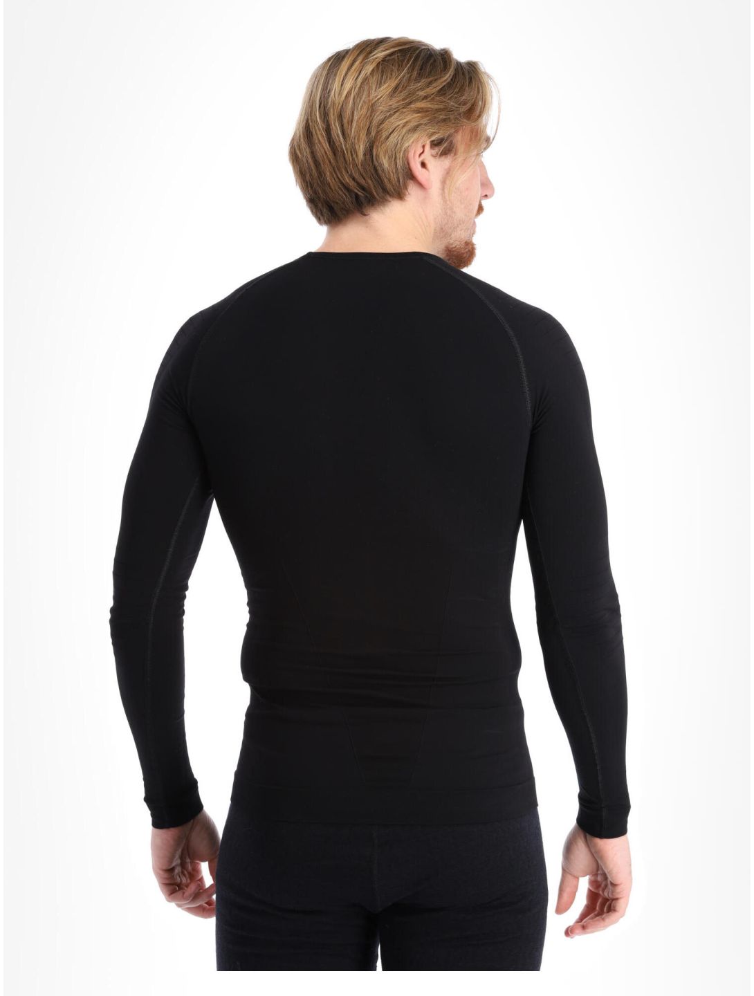 Falke, Longsleeved Shirt Tight camisa termoactiva hombres Black negro 