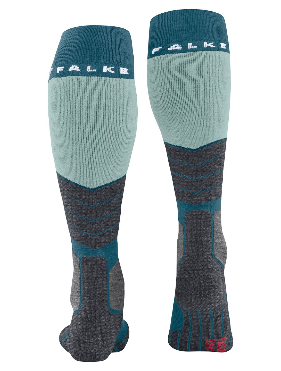 Falke, SK2 Intermediate calcetines de esquí mujeres Lagoon verde 