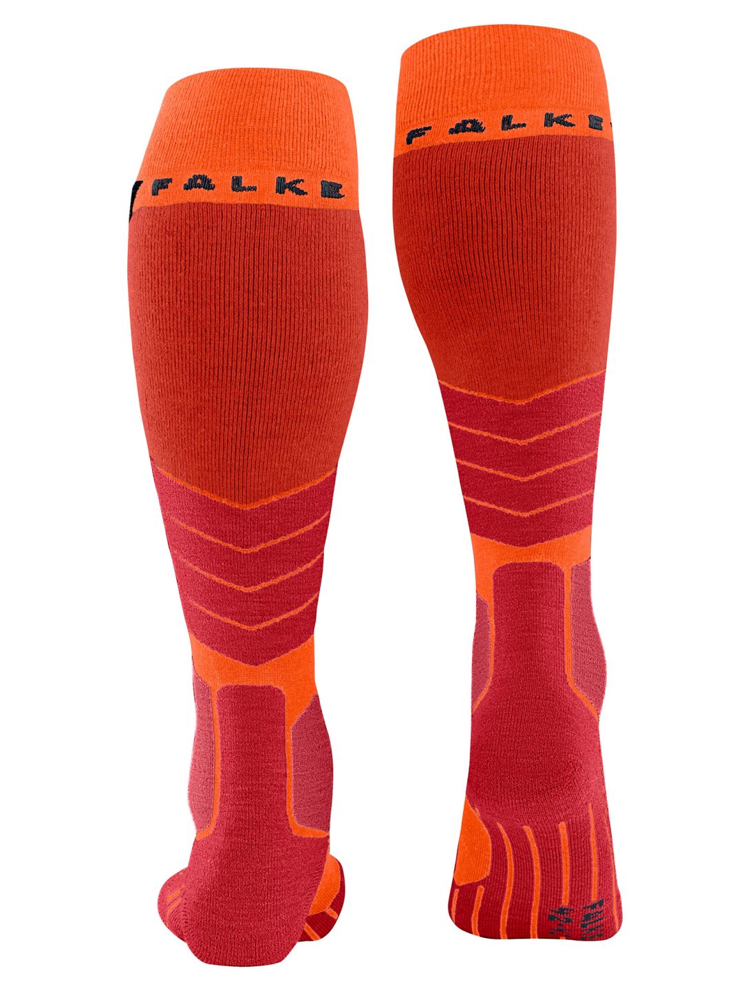 Falke, SK2 Intermediate calcetines de esquí hombres Flash Orange naranja 