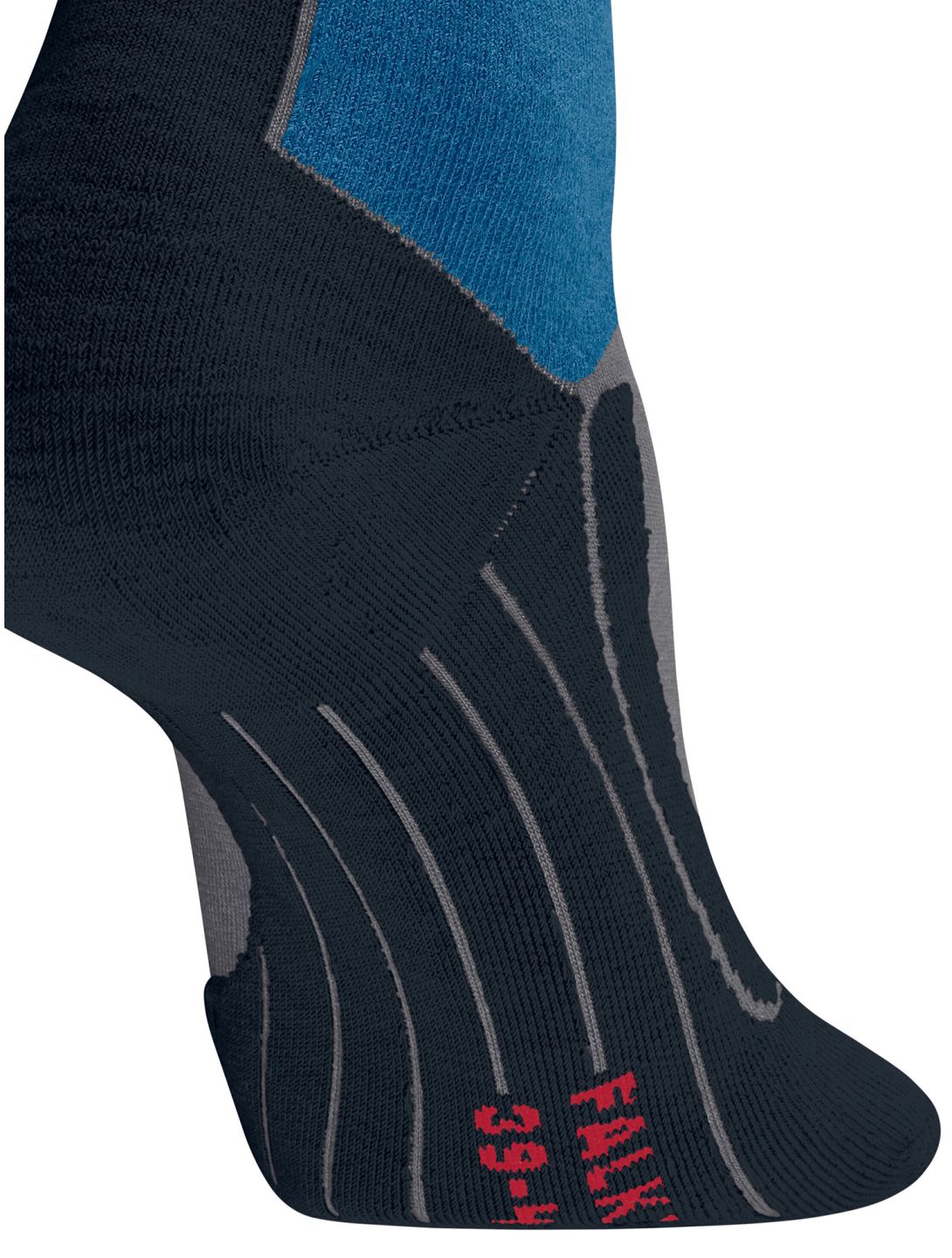 Falke, SK4 Advanced calcetines de esquí hombres M. Grey Melange azul 