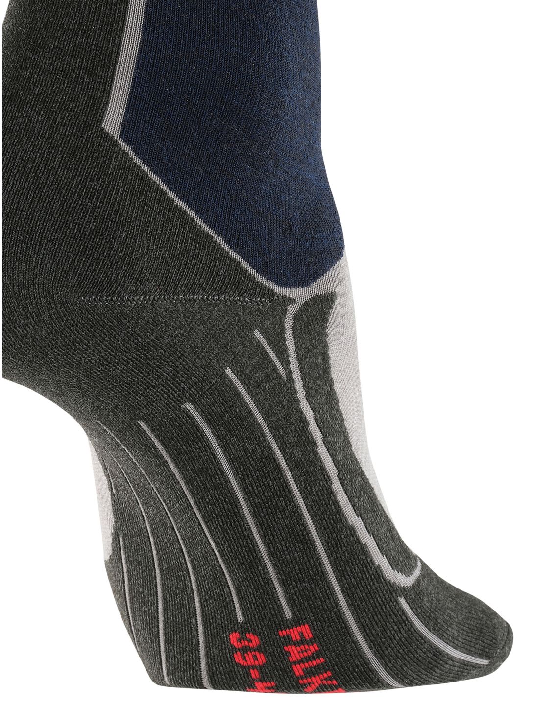 Falke, SK6 Pro calcetines de esquí mujeres M. Grey Melange gris 