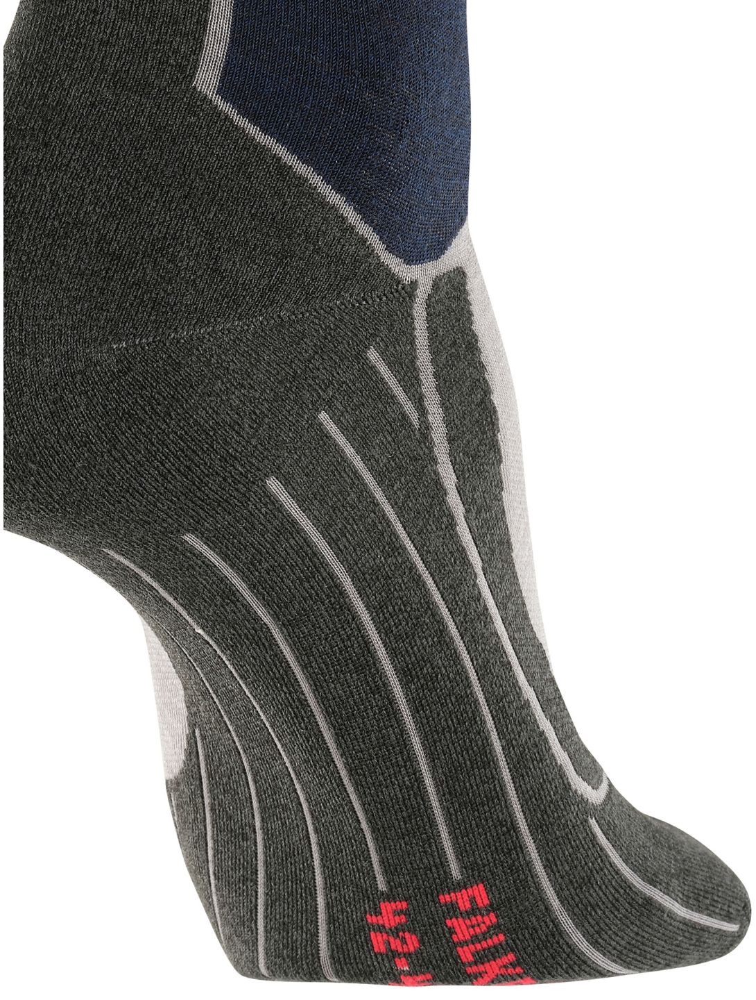 Falke, SK6 Pro calcetines de esquí hombres M. Grey Melange gris 