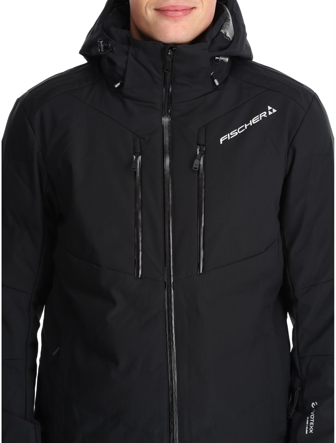 Fischer, Anniversary chaqueta de esquí hombres Black negro 