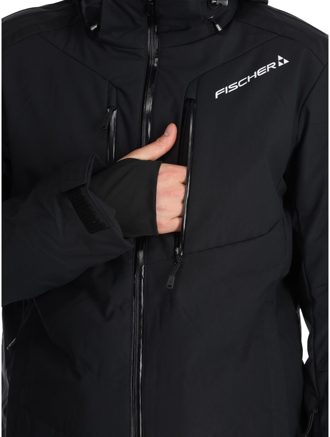 Fischer, Anniversary chaqueta de esquí hombres Black negro 