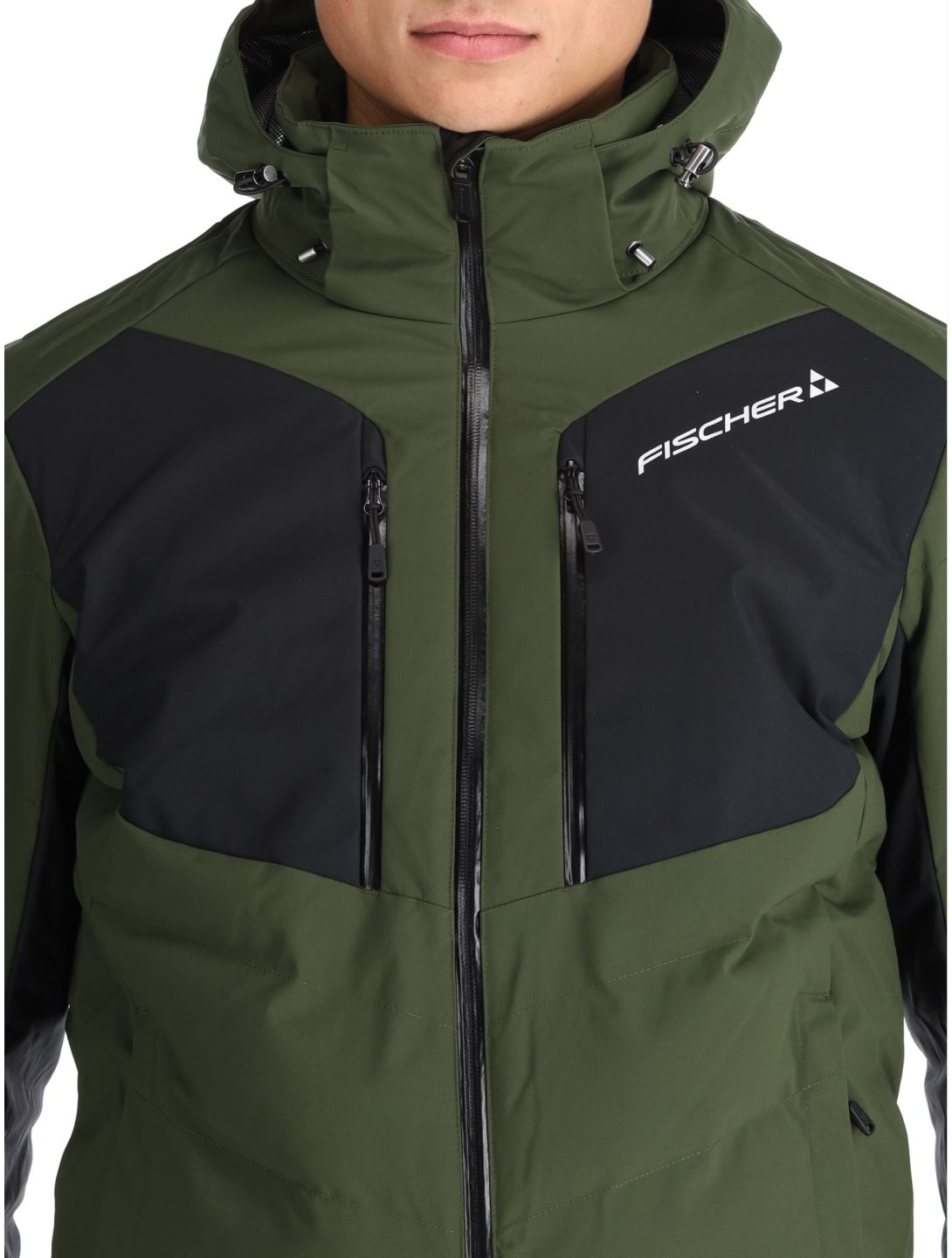 Fischer, Anniversary chaqueta de esquí hombres R.Green-R.Green-Black 