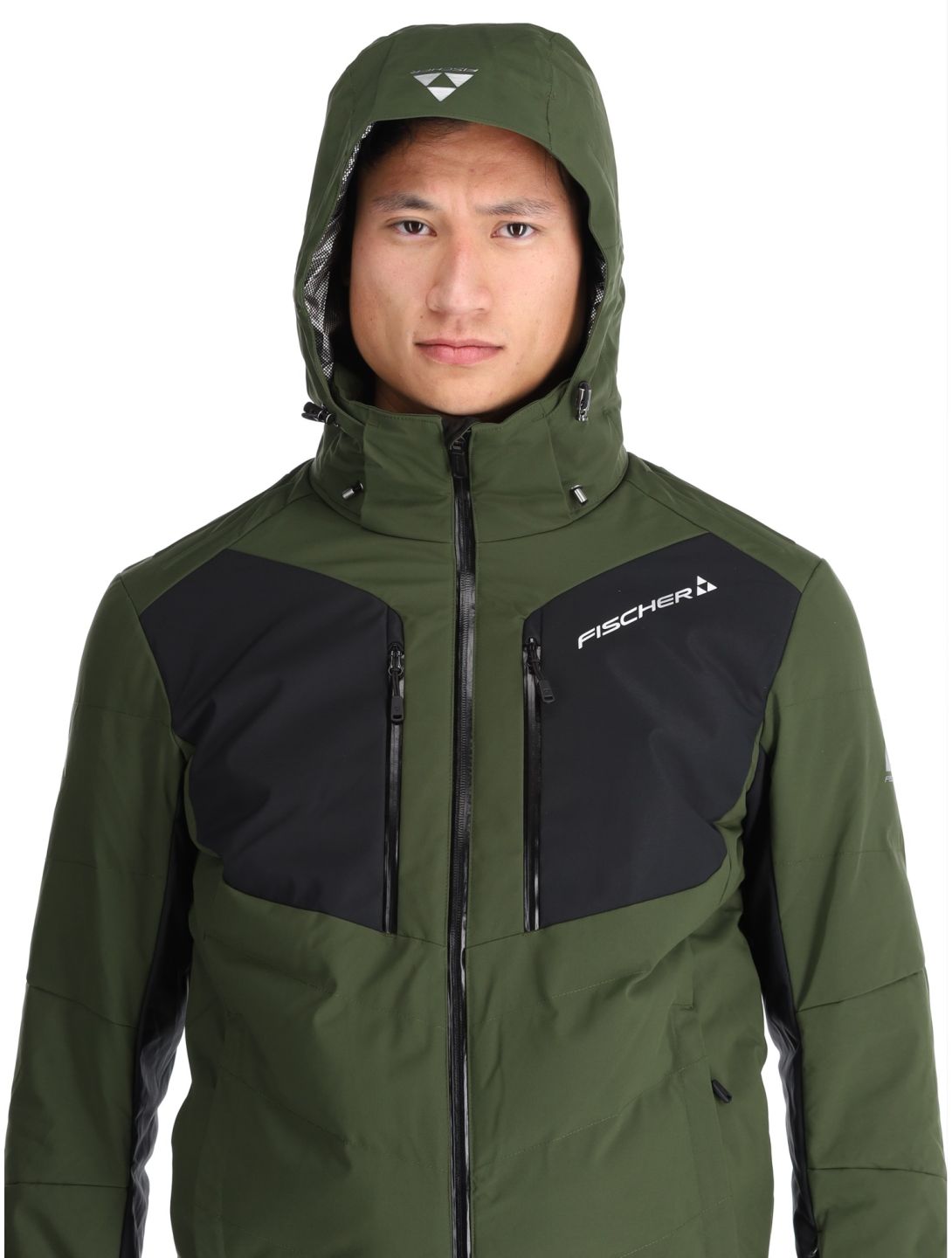 Fischer, Anniversary chaqueta de esquí hombres R.Green-R.Green-Black 