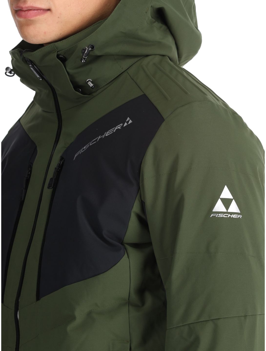 Fischer, Anniversary chaqueta de esquí hombres R.Green-R.Green-Black 