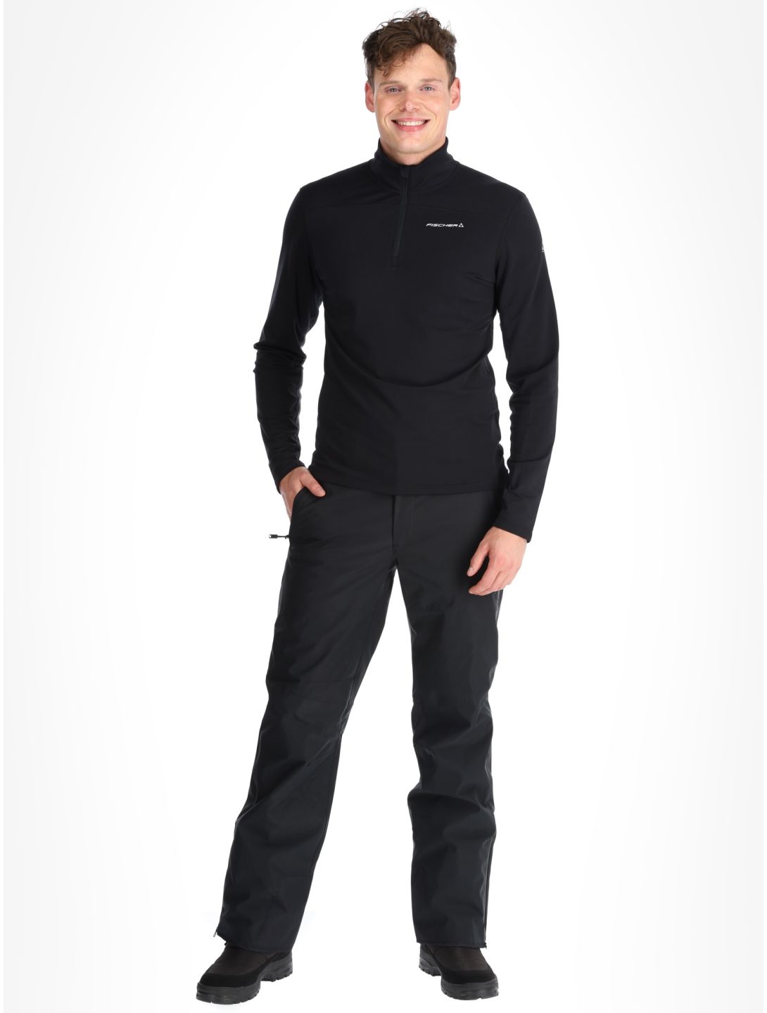 Fischer, Base Pro jersey hombres Black negro 