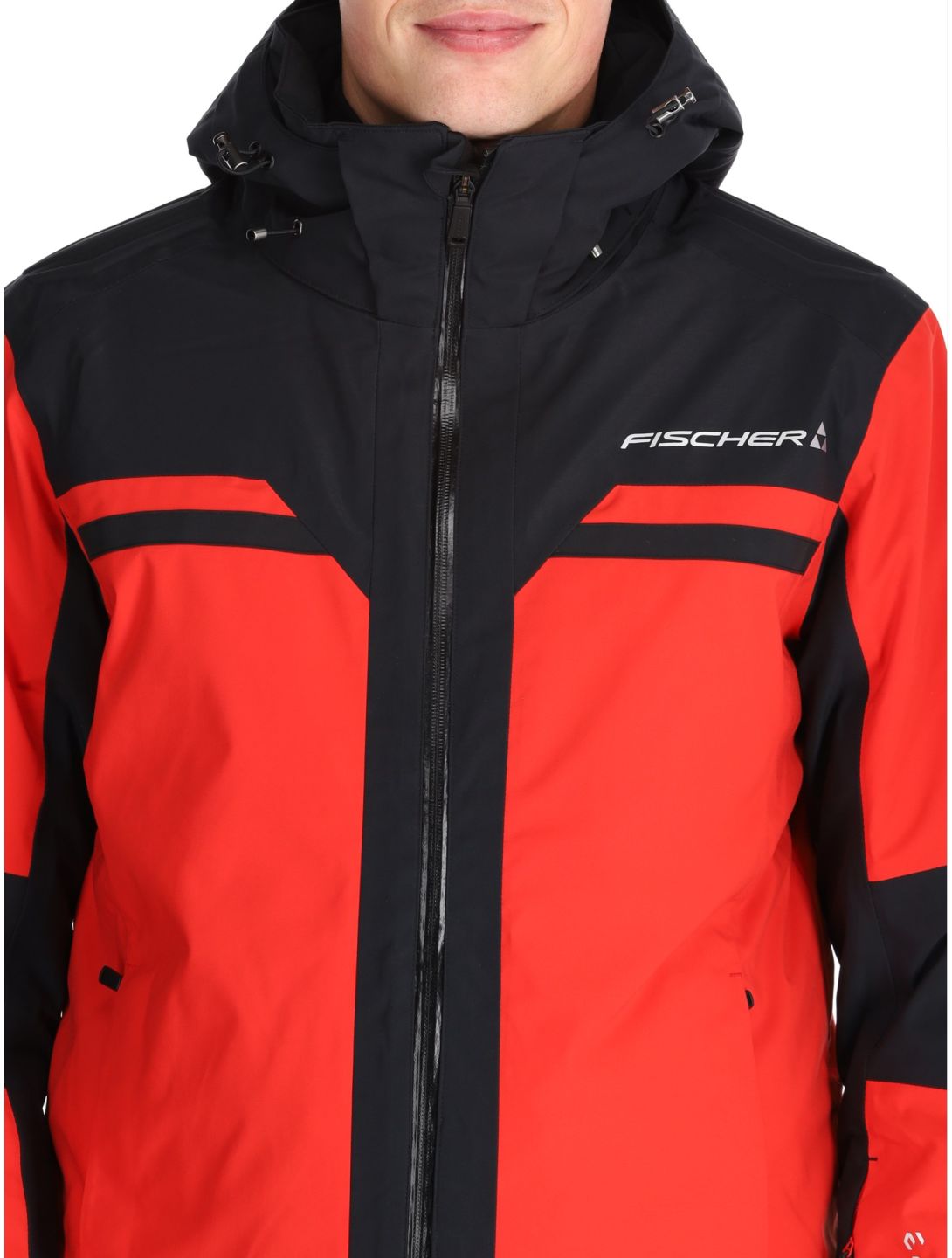 Fischer, Cascade chaqueta de esquí hombres C.Red-C.Red-Black 