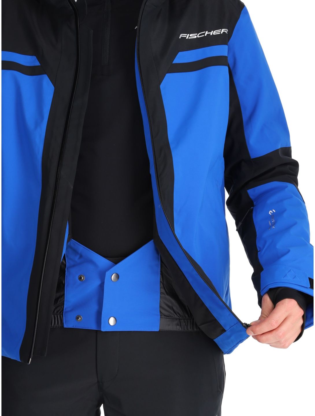 Fischer, Cascade chaqueta de esquí hombres O.Blue-O.Blue-Black 