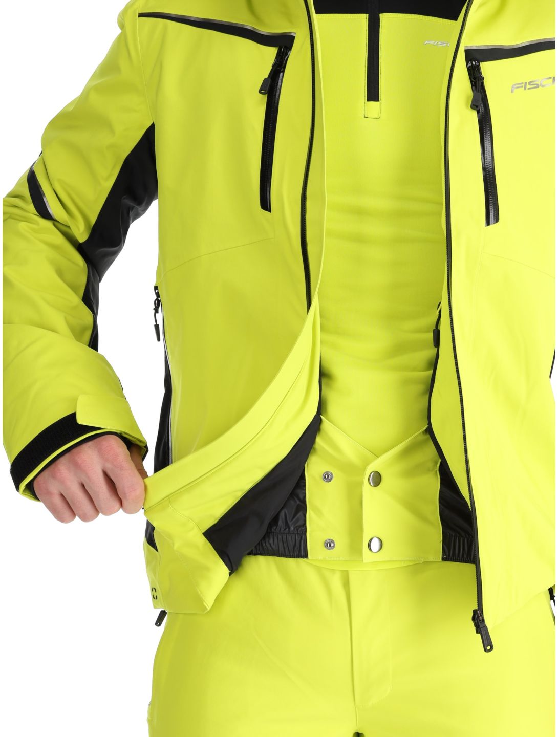 Fischer, RC4 chaqueta de esquí hombres Fischer Yellow amarillo 