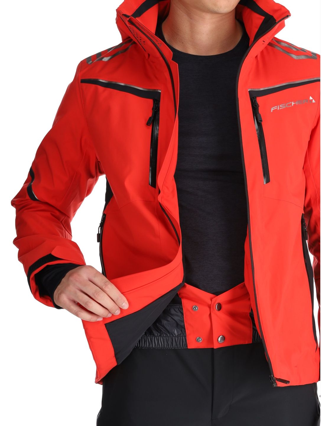 Fischer, RC4 chaqueta de esquí hombres Red rojo 