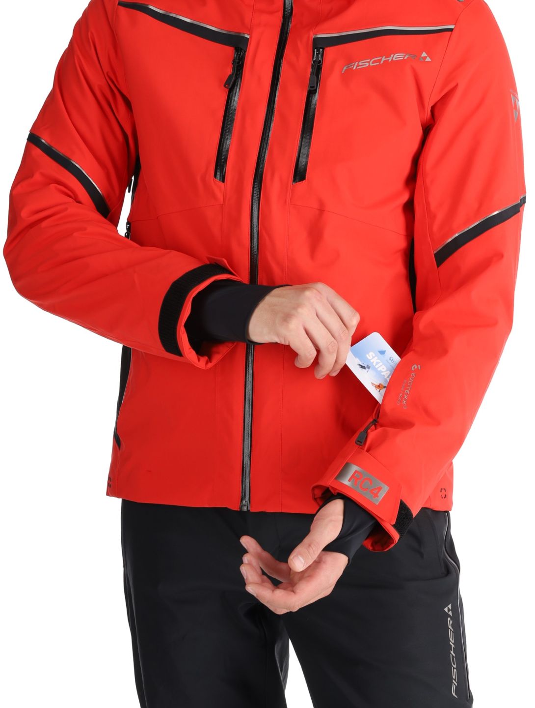 Fischer, RC4 chaqueta de esquí hombres Red rojo 