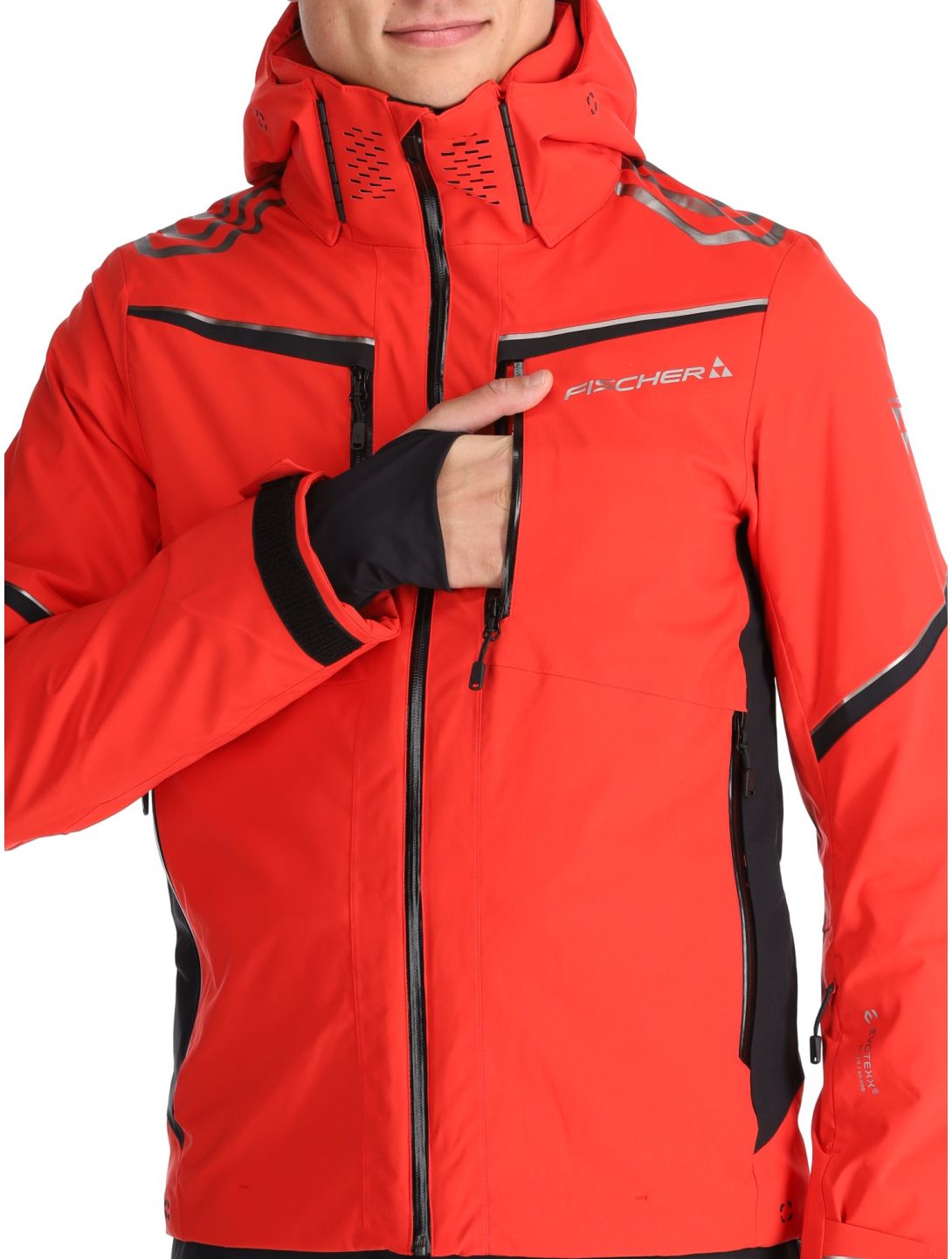 Fischer, RC4 chaqueta de esquí hombres Red rojo 