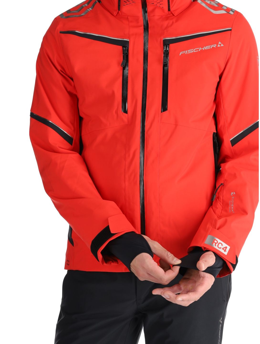 Fischer, RC4 chaqueta de esquí hombres Red rojo 