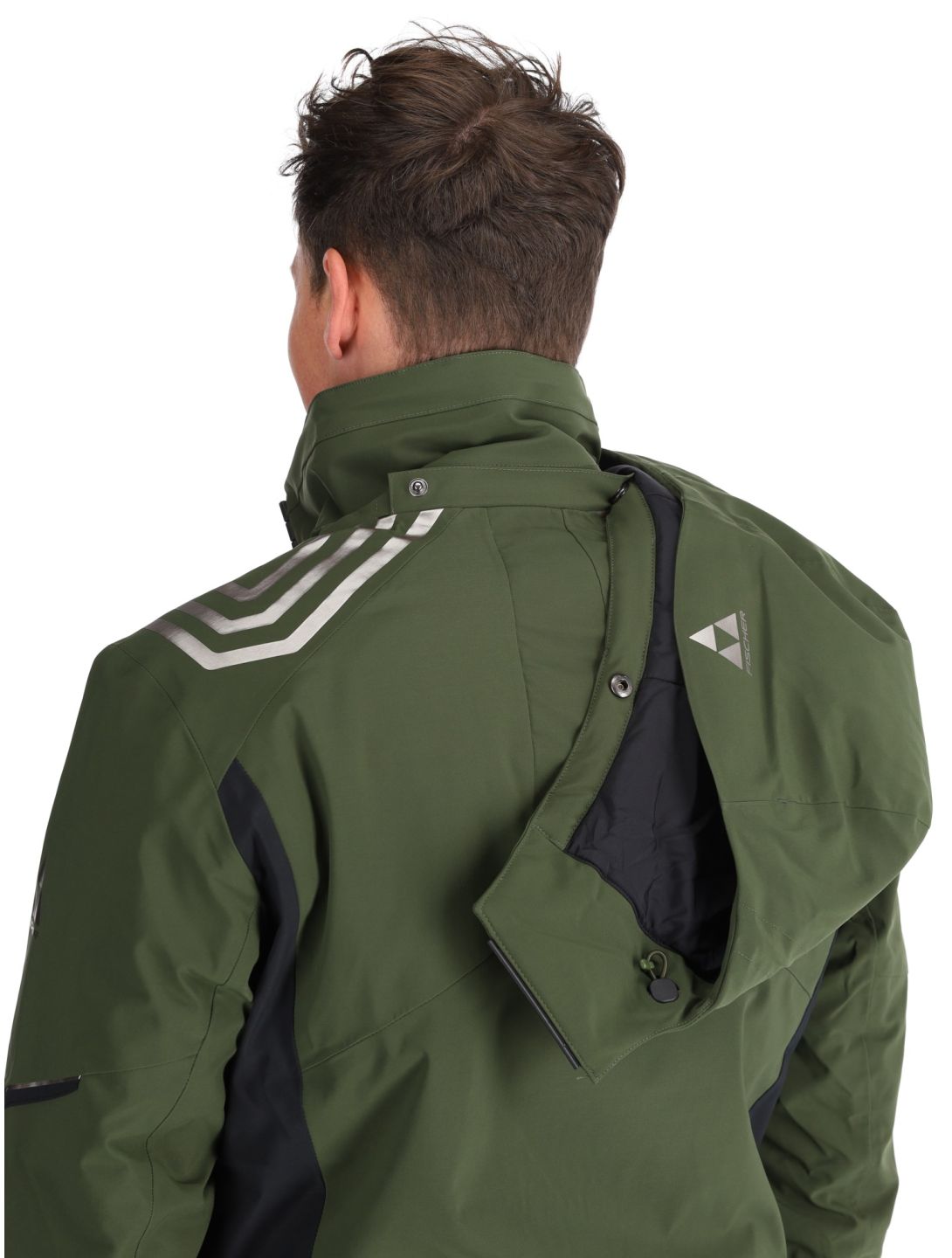 Fischer, RC4 chaqueta de esquí hombres Rifle Green verde 