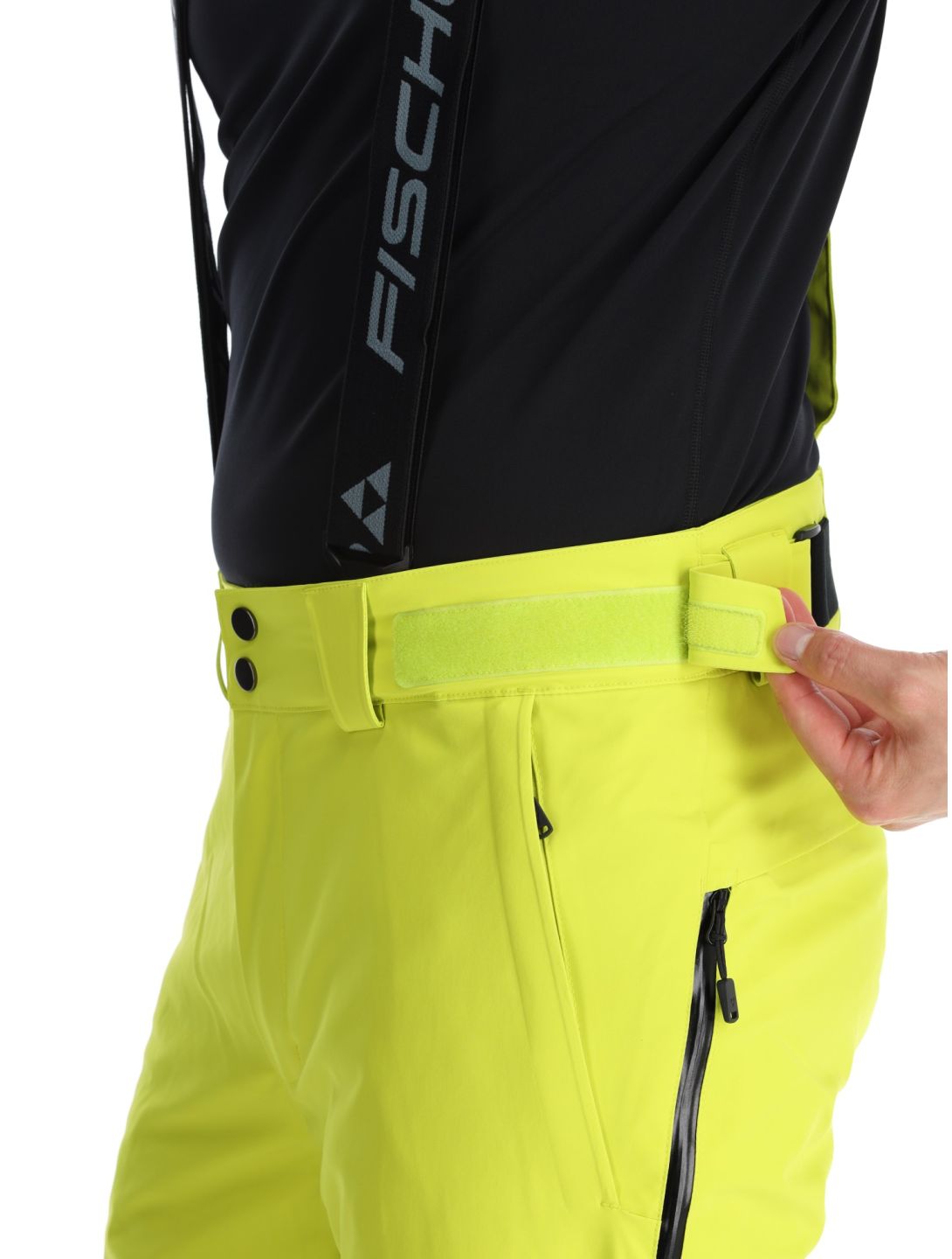 Fischer, RC4 pantalones de esquí hombres Fischer Yellow amarillo 